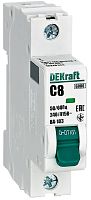 Выключатель автоматический DEKraft ВА-103 1п 8А C 6кА картинка